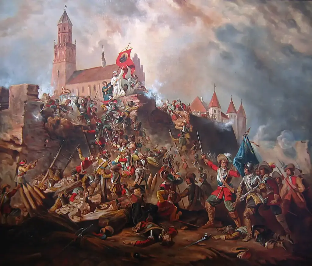 1204px Siege of Clari Montis Jasna Gora in 1655