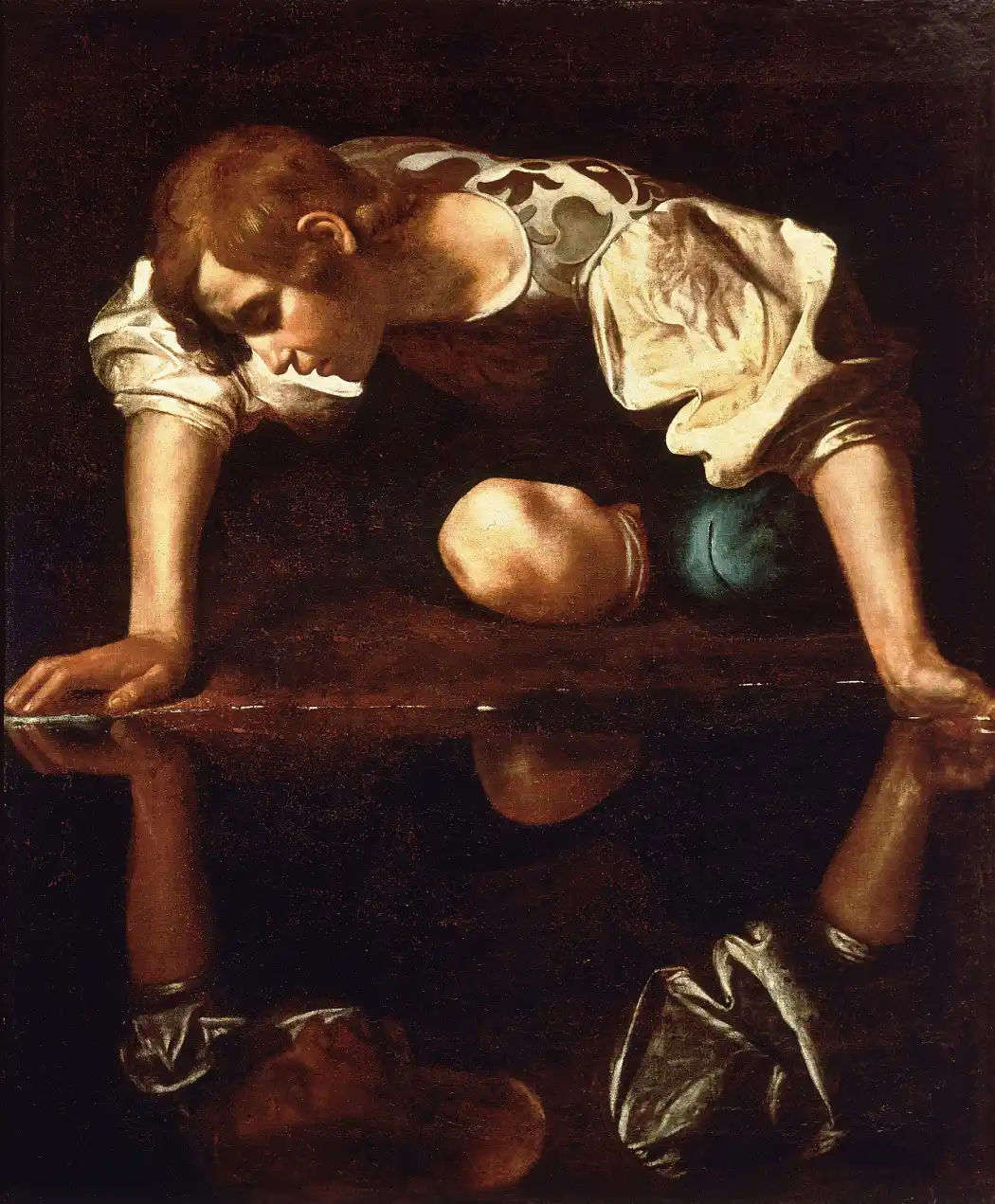 Narcissus Caravaggio 1594 96