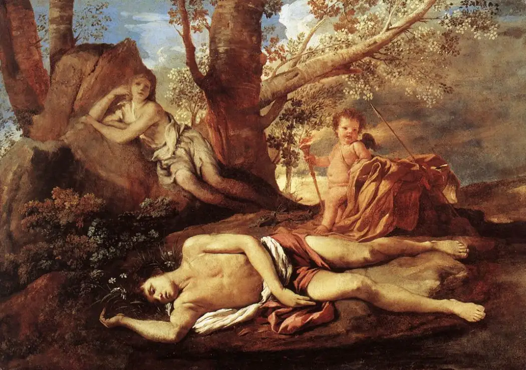 Nicolas Poussin Echo and Narcissus WGA18271